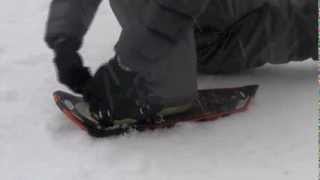 Atlas Aspect Snowshoe Binding Instructions [upl. by Llebpmac]