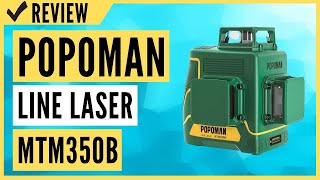 POPOMAN Line Laser MTM350B Review [upl. by Shannon323]