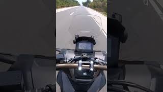 HONDA ADV 160 ALL STOCK SPEED TEST AND TOP SPEED [upl. by Ahtael]