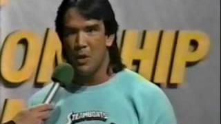 NWA 89  Ric FlairRicky Steamboat confrontation 2 [upl. by Attah]