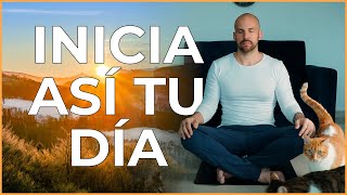 ¡¡MUY PODEROSA ✨ MEDITACIÓN GUIADA para la MAÑANA  EMPEZAR EL DIA con gratitud y positivo [upl. by Ahsienel]