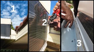 Connecting normal gutter to patio gutter the right way [upl. by Tormoria]