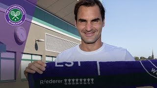 Roger Federer remembers his eight Wimbledon titles [upl. by Buell]