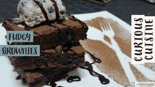 Fudgy chocolate brownies Best recipe to make soft and fudgy browniesBest Christmas recipe [upl. by Rodrick396]