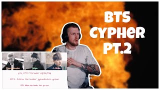 BTS Cypher Pt 2 Triptych 방탄소년단 Reaction THE BEAT SWITCHES [upl. by Lhamaj]