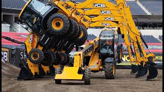 JCB Dancing Diggers Light it Up At Monster Jam World Finals XXIII [upl. by Fielding]