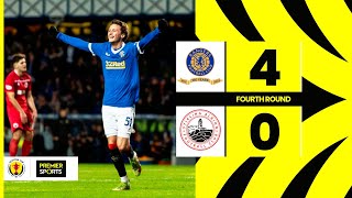 HIGHLIGHTS  Rangers 40 Stirling Albion  Alex Lowry stars on debut in Scottish Cup [upl. by Aicylla]