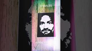 CHARLES MANSON STICKER charlesmanson manson truecrimecards stickers [upl. by Kunin]