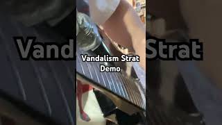 Vandalism Strat Demo guitar rockmusic rock fender nirvana [upl. by Ayatnahs]