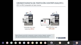 Webinar Cromatografía de Partición Centrífuga Invitado Mario De La Torre [upl. by Bradford80]