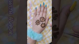 Dott Earbuds Mehndi Design With Bangles And Coin  beautiful and stylish dotted modern mehndi design [upl. by Tonkin]