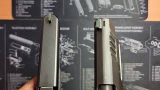 DLC coating comparison between the Gen 5 Glock vs Staccato Only one clearly wins [upl. by Anierdna]