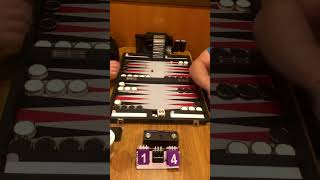 Vince vs Ali at the Gammon Associates backgammon tournament [upl. by Maxim]