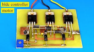 how to make brushless motor controller  mosfet  IRFz 44n [upl. by Nivra984]