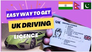 UK Driving License how to apply provisional licence drive uk licence india nepal pakistan [upl. by Eerrehs]