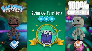 Sackboy Science Friction  Twoplayer Gameplay  All Orbs Collected [upl. by Anella]