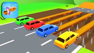 Double Flatbed Trailer Truck vs Speedbumps Train vs Cars BeamngDrive  Flatbed Trailer [upl. by Anniala]