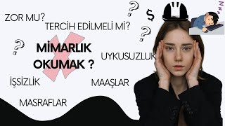 MİMARLIK OKUMAK Artık Mantıklı mı Zorluklar ve Hayal Kırıklığı mimarlık mimarlıkfakültesi [upl. by Mandi]