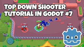 Top Down Shooter in Godot 7 Weapon Muzzle Flash Effect [upl. by Ellison]