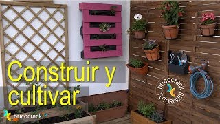 Cómo construir y cultivar un huerto urbano vertical con palets Bricocrack [upl. by Alleris]