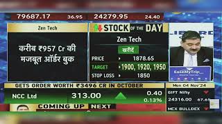 Zen Tech Share News Today Zen Tech Share Latest News Today  Zen Tech Share  4th November 2024 [upl. by Ytinav16]