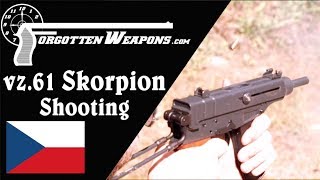 Shooting the Czech vz61 Skorpion Machine Pistol or PDW [upl. by Eiresed]