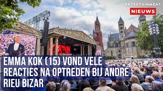 Emma Kok 15 deelt bizar succes na optreden André Rieu [upl. by Salem]