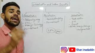 Globalization and Indian society  New Industrial Policy1991 LPG [upl. by Aldon]