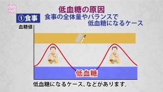 62 低血糖の原因【糖尿病3分間ラーニング】 [upl. by Jarnagin101]