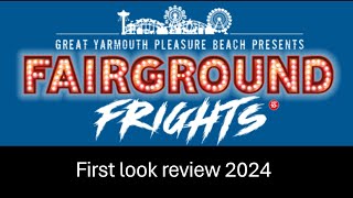 Fairground Frights  Great Yarmouth  First look review 2024 [upl. by Ier]