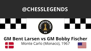 Bent Larsen vs Bobby Fischer Monte Carlo Monaco 1967 [upl. by Gaw969]