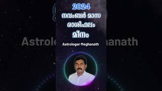 Meenam November 2024 Masaphalam astrology jyothisham shorts [upl. by Mirak634]