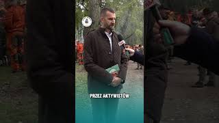 Protest myśliwych przed Ministerstwem Klimatu i Środowiska [upl. by Giark253]