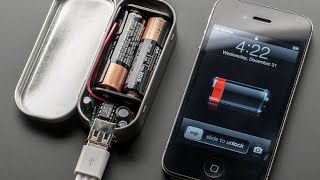 How to make a Portable USB cellphone charger [upl. by Ainuj]