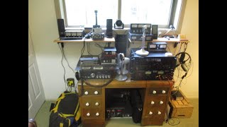 My radio room where I shoot skip on 11 meter band [upl. by Keele]