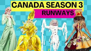 Canadas Drag Race Season 3  Runway Analysis [upl. by Lamrej]