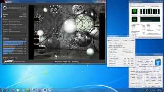 Intel Xeon E3  1230 v3  Cinebench Test [upl. by Handel]