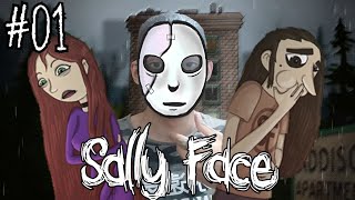 O GAROTO DE MÁSCARA E O APARTAMENTO ASSOMBRADO  Sally Face Live 01 rumoa1k sallyface [upl. by Noremmac]