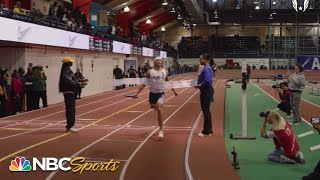 Dominant final leg decides mens 4x400 relay at HBCU Showcase  NBC Sports [upl. by Bickart]