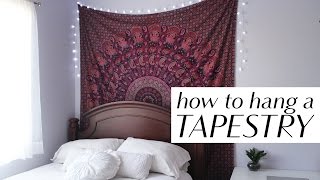 How to Hang a Tapestry in 3 Easy Ways [upl. by Kym73]