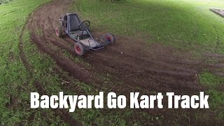 DIY Backyard Go Kart Track [upl. by Enamrahs134]