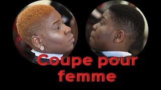 Coupe de cheveux court pour femme noire  Comment faire  tutoriel [upl. by Toby]