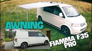 🚐 VW Volkswagen T5  T6 Awning FIAMMA F35 Pro Roof Kit Brackets Camper Van Mounting Transporter Life [upl. by Carmela]