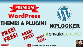 How to Get Premium WordPress Themes amp Plugins for Free  Wp Locker and Theme forest For Wordpress [upl. by Thorma]