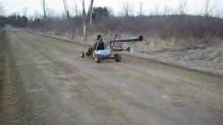 Huge Pulse Jet testing on a dirt road [upl. by Hussey]