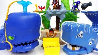 Pirate Whale VS Super Creature Whale Jake Defeat Pirates With The Whale  ToyMart TV [upl. by Ahrat]