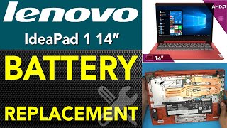 Lenovo Ideapad 1 14Ada05 82Gw Battery Replacement [upl. by Shanna]