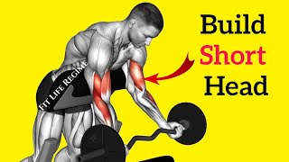 12 Most Effective SHORT HEAD BICEP EXERCISES For Bigger Arms  Inner bicep Workout [upl. by Tonry]