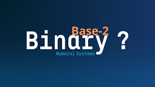 Arabic Numeral Systems  Binary [upl. by Vincenta]