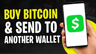 How to Buy Bitcoin with Cash App and Send to Another Wallet  Step by Step 2024 [upl. by Ojeitak]